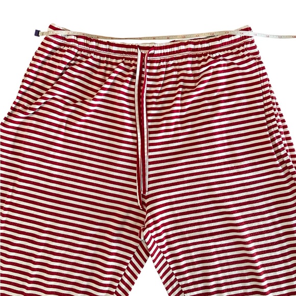 The Cat’s Pajamas Classic Red and White Striped Women's Pajama Set Size Large - Picture 8 of 12